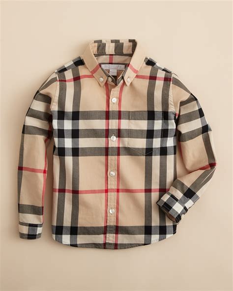 boys fake burberry shirt|burberry for kids boys.